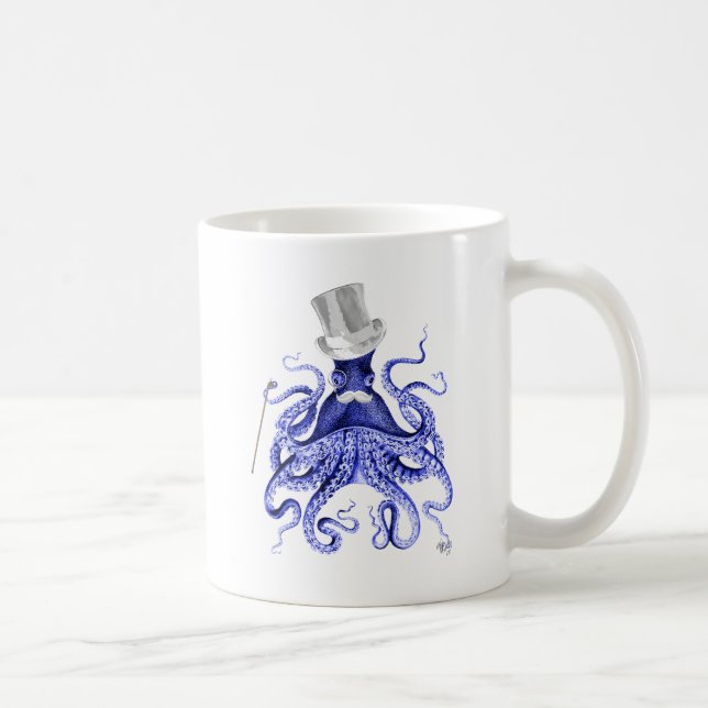 Octopus About Town Coffee Mug (Right)