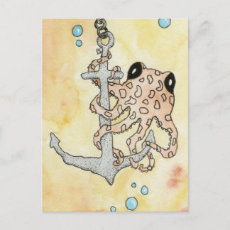 Octopus & Anchor Postcard