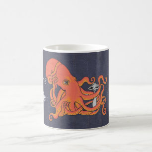 Octopus and Alien Everyone Needs a Hug Coffee Mug