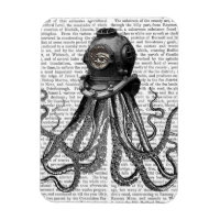 Octopus and Diving Helmet