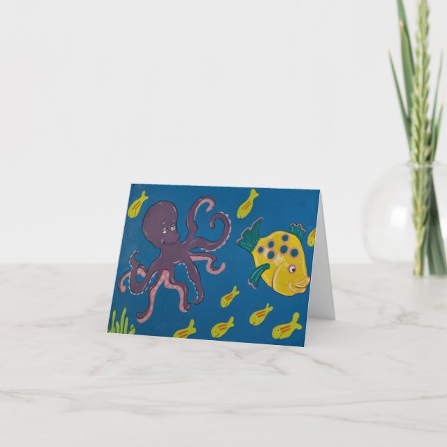 Octopus and Friends Card (Front)