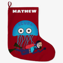 OCTOPUS AND SCUBA DIVER, PERSONAL DIVERS