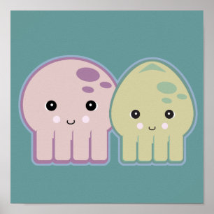octopus and squid pals poster