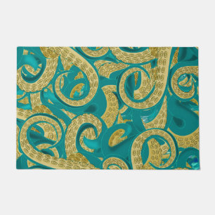 Octopus Art - Migned Drawing  Doormat