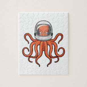 Octopus as Astronaut Jigsaw Puzzle