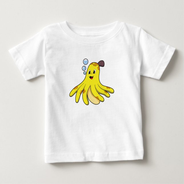 Octopus as Banana Baby T-Shirt (Front)