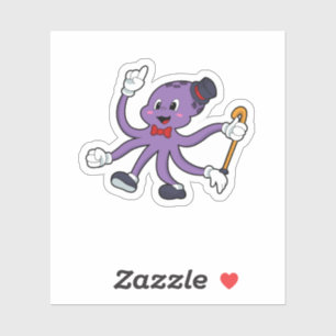 Octopus as Magician with Hat