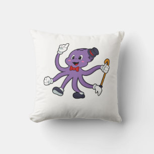 Octopus as Magician with Hat Cushion