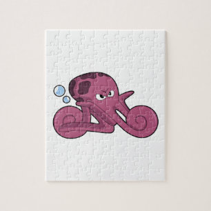 Octopus as Motorycycle Jigsaw Puzzle