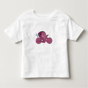 Octopus as Motorycycle Toddler T-Shirt
