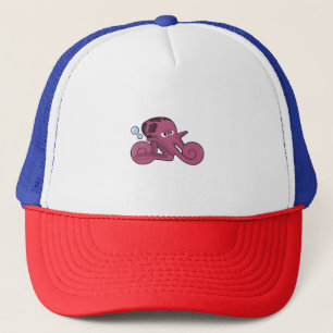 Octopus as Motorycycle Trucker Hat