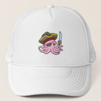 Octopus as Pirate with Sabre & Eye patch