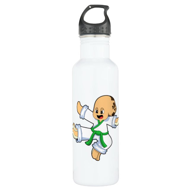 Octopus at Martial arts Karate 710 Ml Water Bottle (Front)