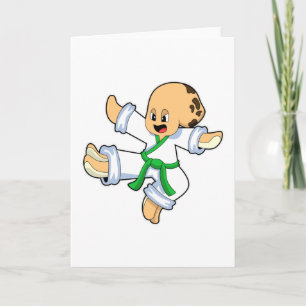 Octopus at Martial arts Karate Card
