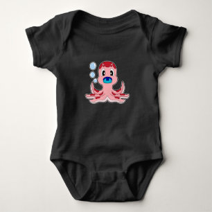 Octopus Baby Pacifier Baby Bodysuit