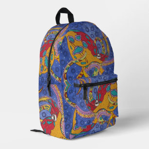 Octopus Back Pack Book Bag