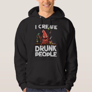 Octopus bartender I create drunk people Hoodie