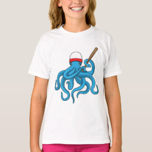 Octopus Baseball bat Baseball T-Shirt