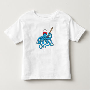 Octopus Baseball bat Baseball Toddler T-Shirt