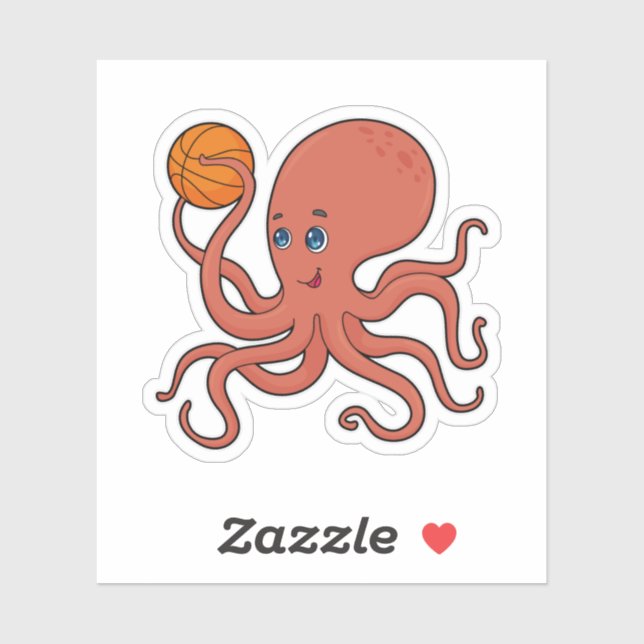 Octopus Basketball player Basketball (Sheet)