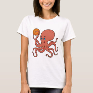 Octopus Basketball player Basketball T-Shirt