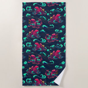 Octopus Beach Towel