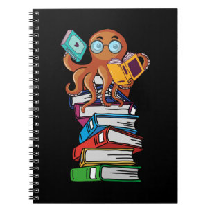 Octopus Book Reading Kraken Library Humour Reader