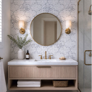 Octopus Bubble Drift Primary Ceramic Tile