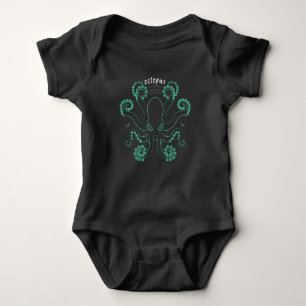 Octopus Cephalopod Tentacles Baby Bodysuit