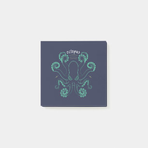 Octopus Cephalopod Tentacles Post-it Notes