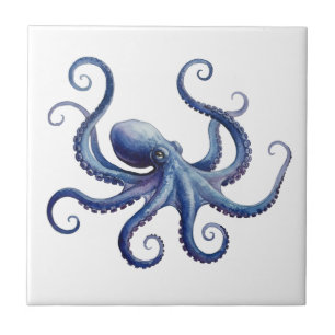 Octopus Ceramic Tile
