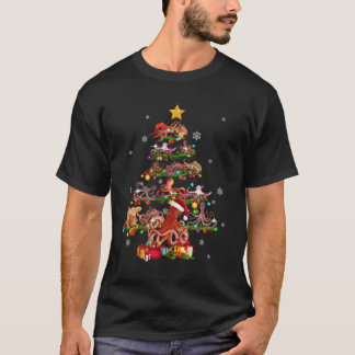 Octopus Christmas Tree X-Mas Lover Womens Gift T-Shirt