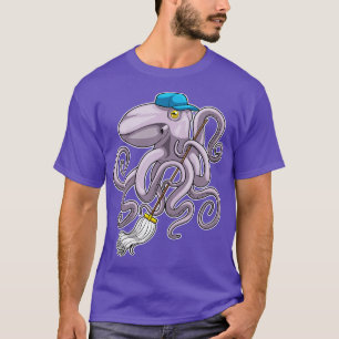 Octopus Cleaner Mop T-Shirt