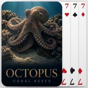 Octopus Coral Reefs Wildlife ANIMAL Playing Cards