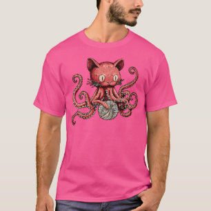 Octopus Crochet Knitting Yarn Octopus Knitter Croc T-Shirt
