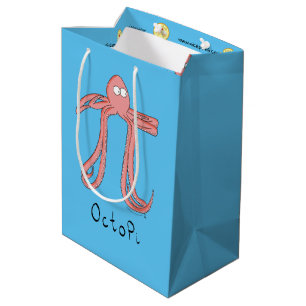Octopus Cute Math Pi Day Party Gift Bag