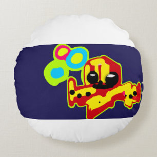 Octopus cute  round cushion