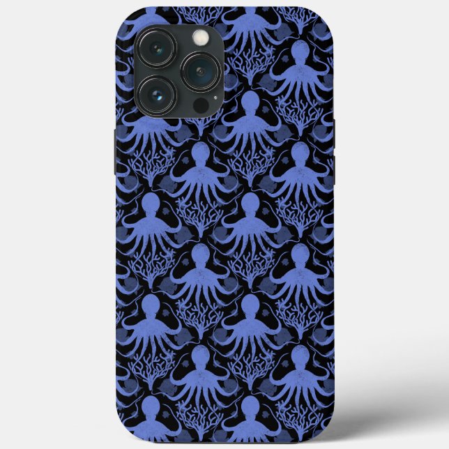 Octopus (dark background) Case-Mate iPhone case (Back)
