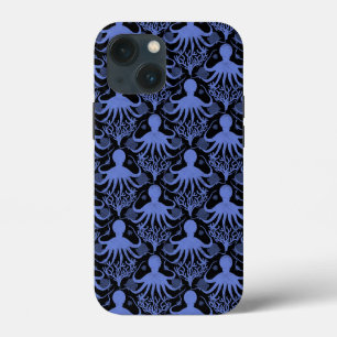 Octopus (dark background) iPhone 13 mini case
