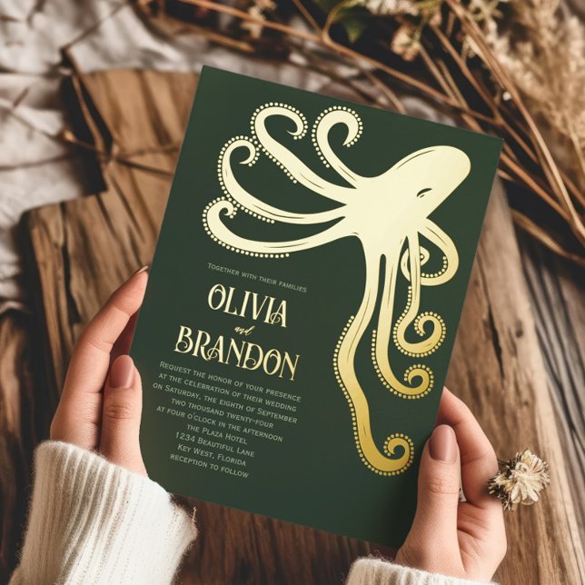 Octopus Deep Sea Stylised Modern Wedding (Creator Uploaded)