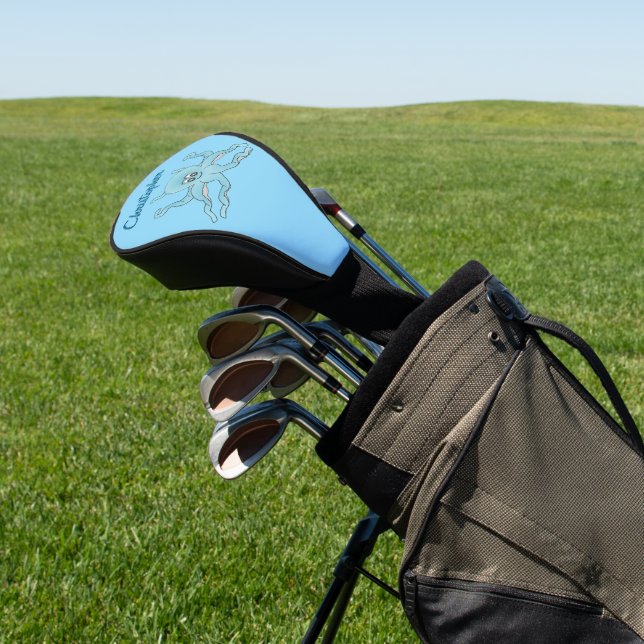 Octopus Design Golf Head Cover (In Situ)