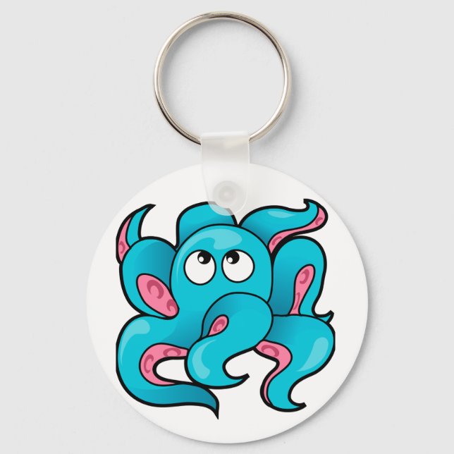 Octopus Design Key Ring (Front)
