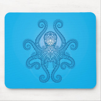 Octopus Design – light blue Mouse Pad