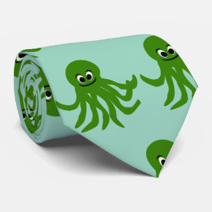 Octopus Design Tie