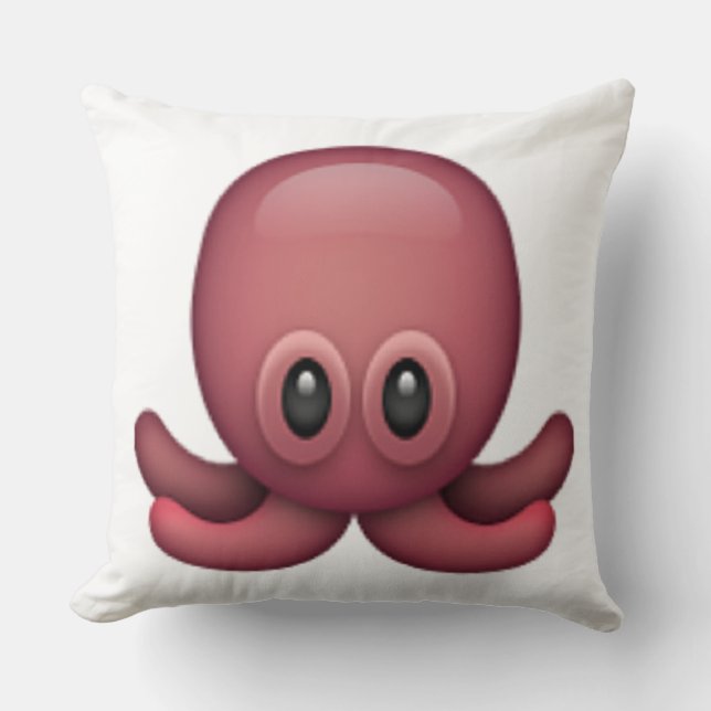 Octopus - Emoji Cushion (Front)