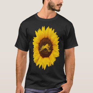 Octopus  For Women Men Mollusc Animal Sunflower T-Shirt