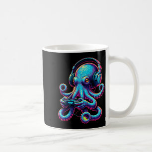 Octopus Gaming Animal Video Games Funny Octopus  Coffee Mug