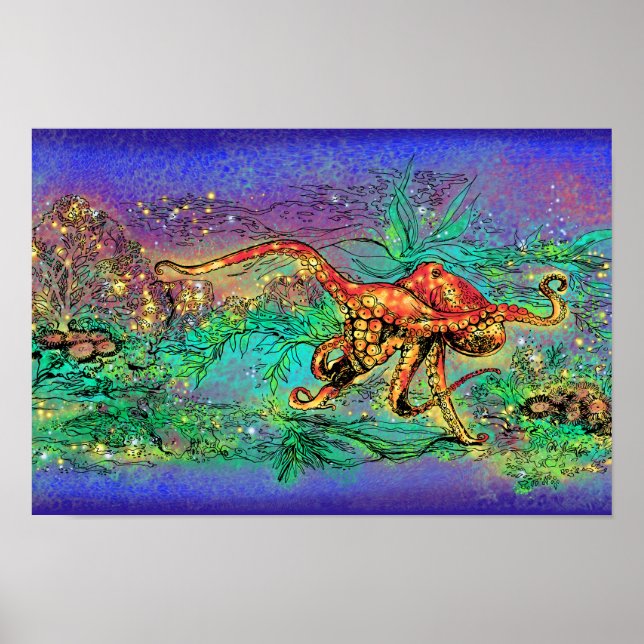 Octopus Garden Poster (Front)