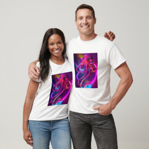 Octopus Graphic Tee - Men Octopi Shirt Personalise