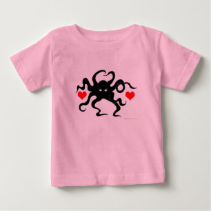 Octopus Heart Baby T-Shirt